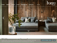 Tablet Screenshot of home-interior.at